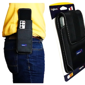 Mgbca Phone Holster Pouch For Samsung Galaxy S24 S23 22 21 Ultra, Clip Holder, Belt Loop, Fits W/ (Otterbox) Defender Commuter Case On