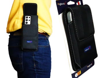 Mgbca Phone Holster Pouch For Samsung Galaxy S24 S23 22 21 Ultra, Clip Holder, Belt Loop, Fits W/ (Otterbox) Defender Commuter Case On