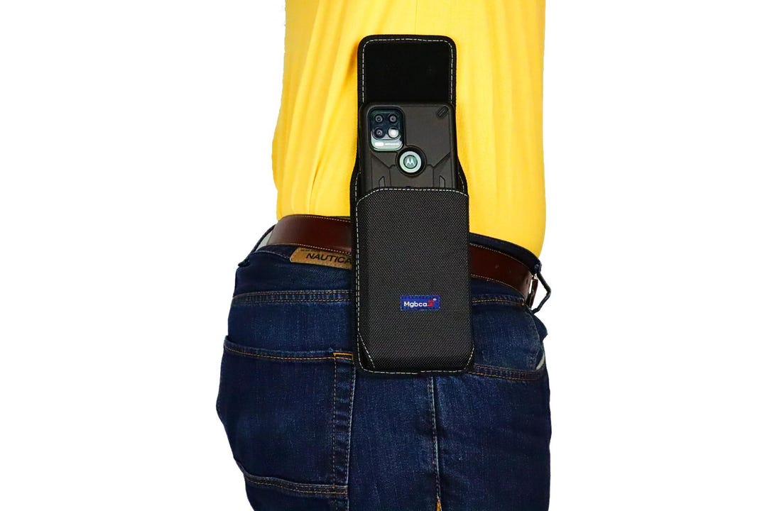 Custodia Telefono Clip Cintura Custodia Con Clip Per Cintura Per Verizon Motorola Edge 5G UW (2021) - Fondina Robusta Con Scheda Porta Telefono Cintura - Foto 2