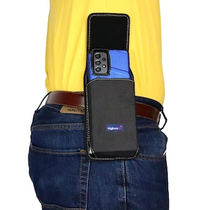 Mgbca Nylon Phone Holster Pouch For Samsung Galaxy A54/ A25 /A35/ A23 /A15/A14 5G, Belt Loop And Clip Holder, W/ Slim-Fit Or Bulky Case