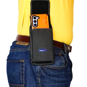 Mgbca Nylon Handytasche für Samsung Galaxy Z Fold 6/5/4/ Z Fold 3, Gürtelschlaufe und Cliphalter, Kompatibel mit Slim-Fit oder sperrigem Fall