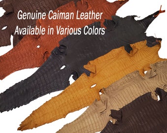 Genuine Caiman for Leatherworking