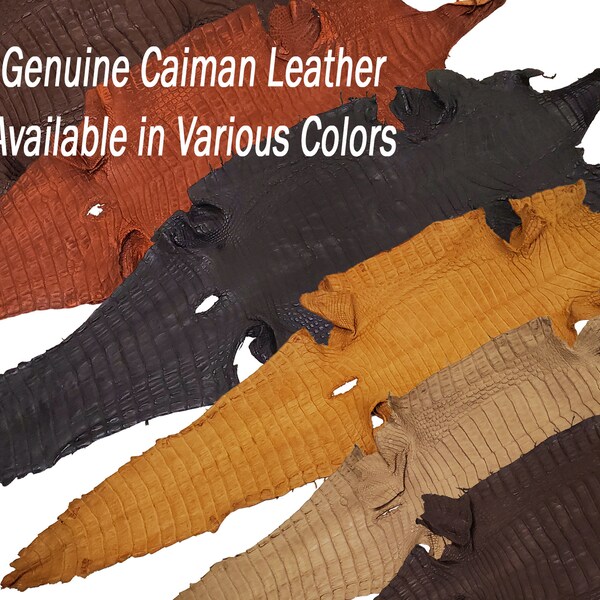 Genuine Caiman for Leatherworking