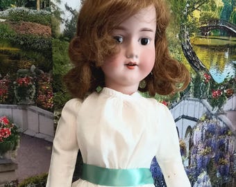 Antique Armand Marseille 390 Bisque Head Doll – Made in Germany