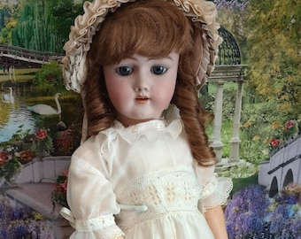 アンティークビスクドール - ドイツ製 - 14インチ - Etsy 日本