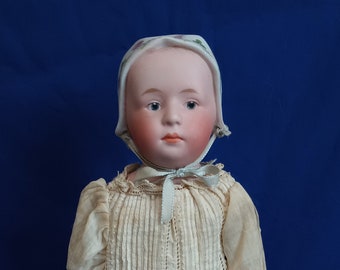 Antique Doll Gebruder Heubach Baby Stuart with New Body 12"