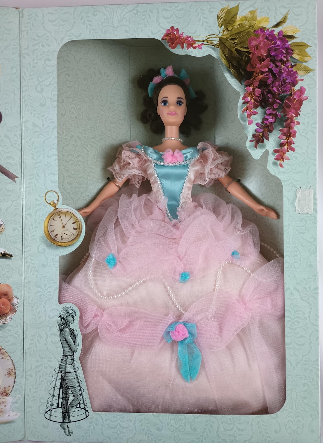 Barbie 1850's Southern Belle the Great Eras Collection 1993 in Her