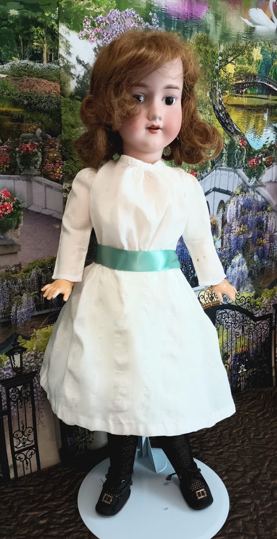 Poupée Porcelaine Ancienne Armand Marseille 390 - 36 Cm - Fille - élastiques à Revoir