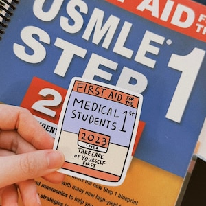 USMLE First Aid Sticker for Medical Students