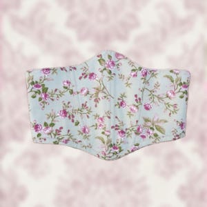 Custom corset belt Handmade waist bodice Vintage floral corset top Green cotton belt