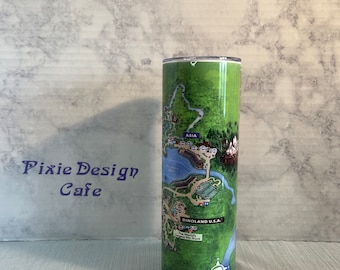 Animal Kingdom Map 20oz Tumbler