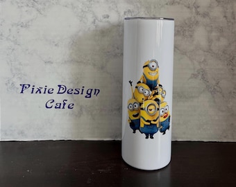 Stacked  Minions:  20 oz Tumbler