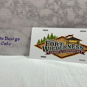 Fort Wilderness License Plate