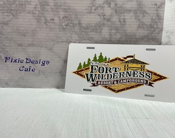 Fort Wilderness License Plate