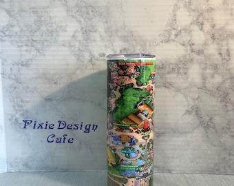 Hollywood Studios Map 20oz Tumbler