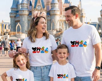 2026 - Disney Family Vacation Matching t-shirts
