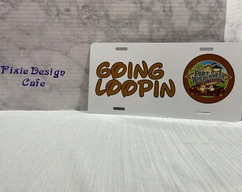 Loopin License Plate