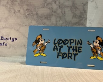Loopin At the Fort - License Plate