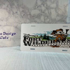 Musket Mickey Fort Wilderness License Plate