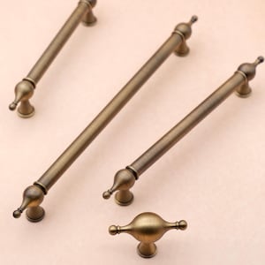 Antique Brass Cabinet Pulls: Solid Brass Kitchen Hardware