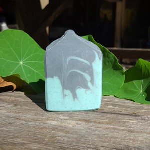 Peppermint & Eucalyptus Charcoal Soap, Artisan vegan Soap, Handmade Soap Bar, All natural soap, charcoal soap, cold process soap