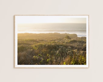 Impresión de paisaje de bellas artes- Hora Dorada-California Chaparral Fotografía Naturaleza Pared Arte Decoración del hogar