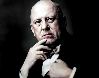 Foto antigua restaurada de Aleister Crowley: Recuerdos ocultistas (8x10 o 11x14)