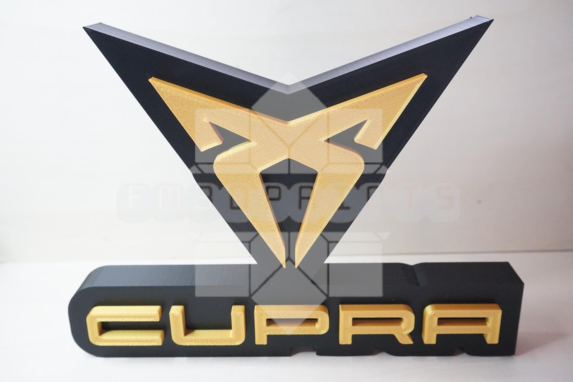 Cupra Logo 3D | Personalized Logo 3D Printed