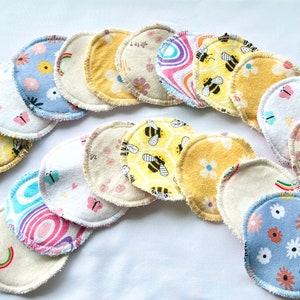 Choose Your Own - Reusable Facial Rounds - Set of 10 - Flannel - Jersey - Terry Cloth - Bag Included - Exfoliating