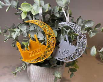 Custom Gift Tag Eid Ramadan decor tree ornament Ramadan Eid Printed Personalized Ornament custom Islamic EID Gifts Eid Mubarak gift tags