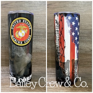 Marine Corps Stainless Steel 20oz Tumbler