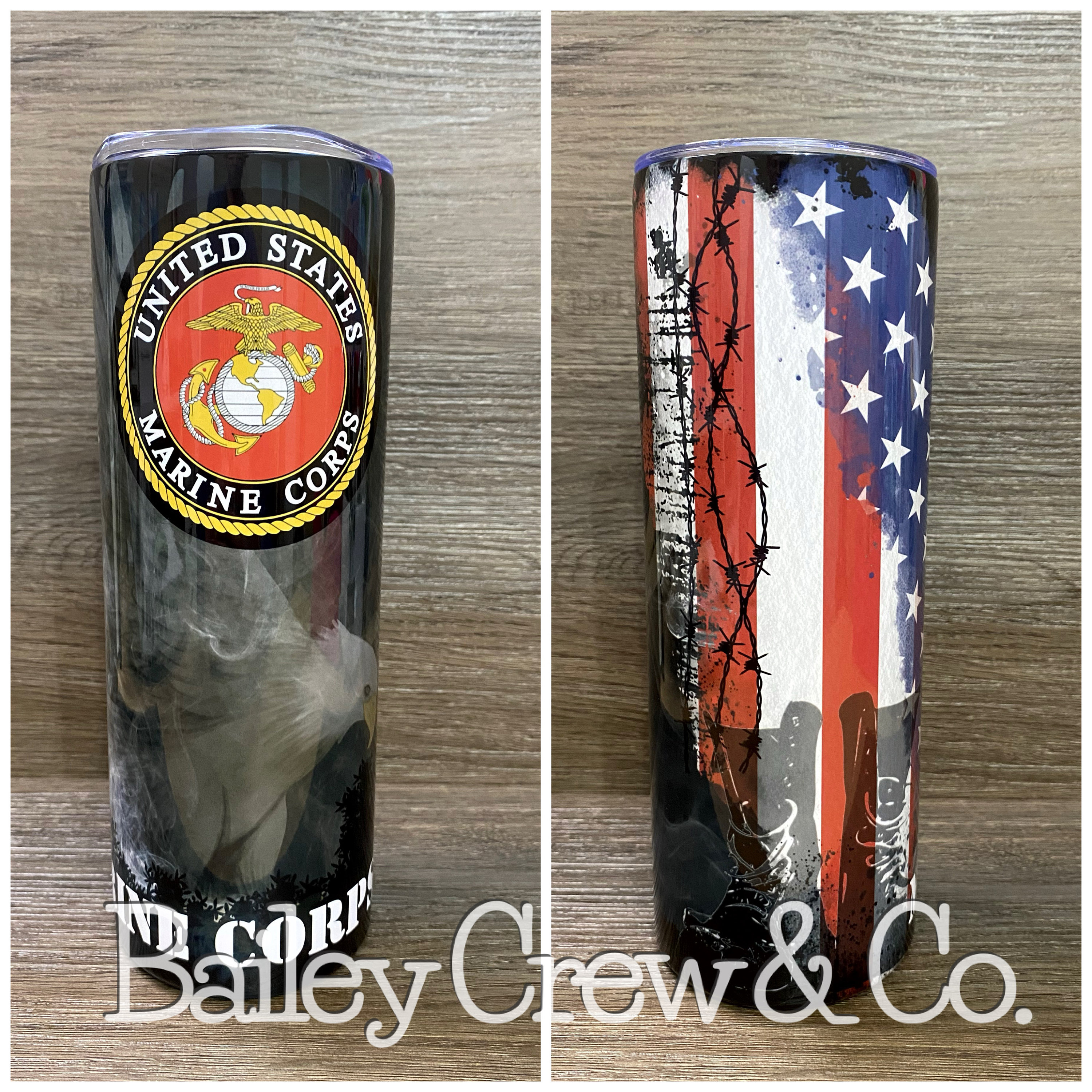 Marine Corps Stainless Steel 20oz Tumbler