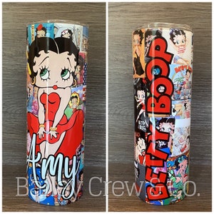 Personalized Betty Boop Stainless Steel 20oz Tumbler