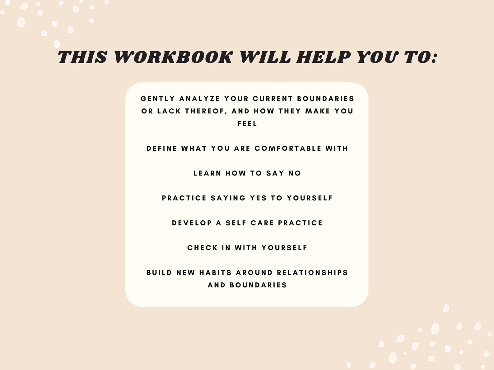 Boundaries Workbook Bundle, Setting Healthy Boundaries, Boundaries ...