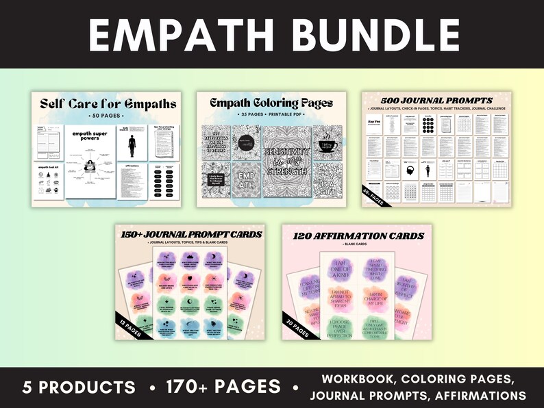 Empath Self Care Bundle, Empath Protection, Highly Sensitive Person ...