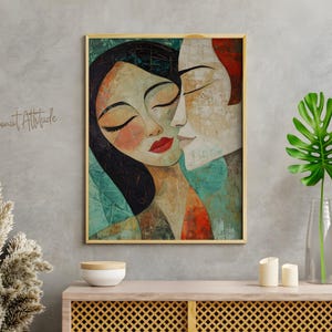 Cubist Wall Art - Digital Download - Abstract Art - Cubism Art - Surrealism Art - Wall Art - Home Decor - Wall Decor - Picasso - Paintings