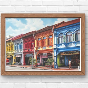 Singapore Digital Download - Commercial Use - Wall Art - Home Decor - Singapore Travel Poster - Wall Decor - Singapore Posters - Asian Art