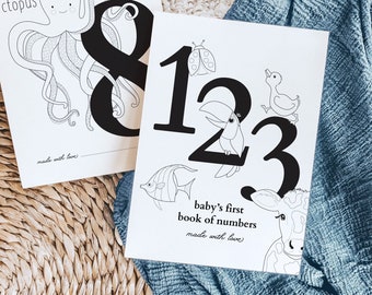 123 Coloring Book | Numbers Coloring Pages | Counting Animals  |  Baby Shower Game