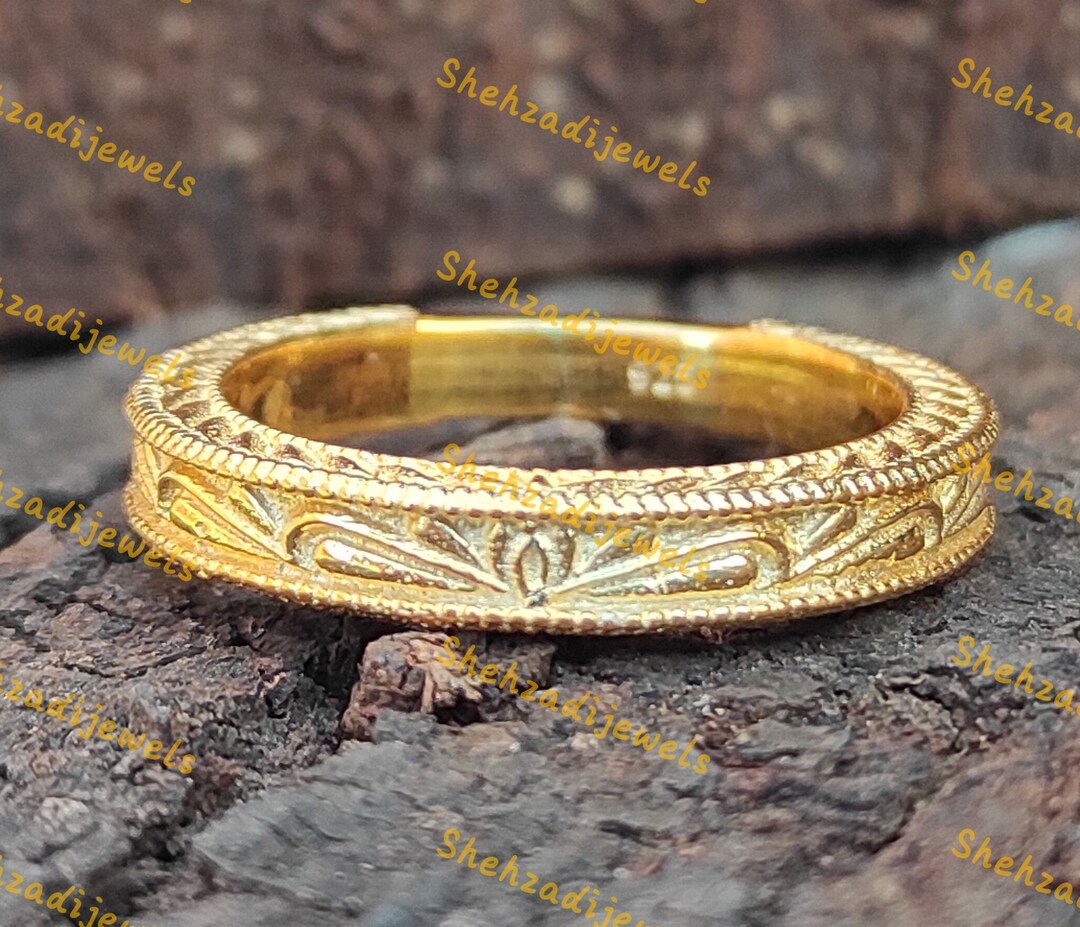 Filigree Rings Gold Plated Vintage Floral Filigree Gold Plated Sterling Silver Ring - Etsy