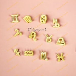 Zodiac Stud Earring in Sterling Silver, Silver or Gold, Horoscope Earrings, Silver or Gold, Zodiac Sign Earrings Gift, Astrology Jewellery