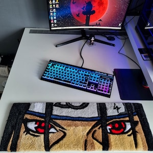 Anime Tufted Rug for gaming keyboard