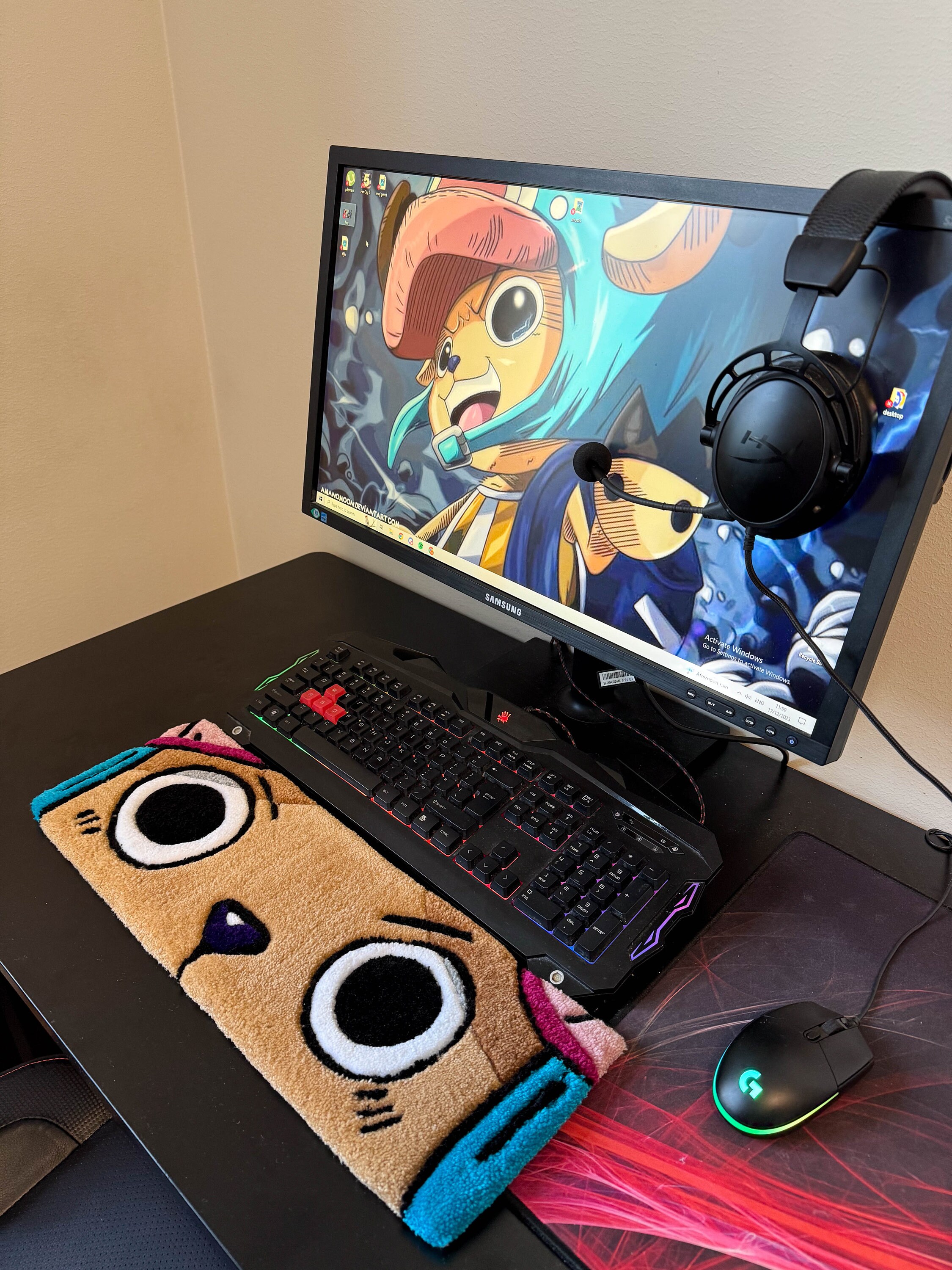 Tufted Keyboard Rug Anime - Etsy