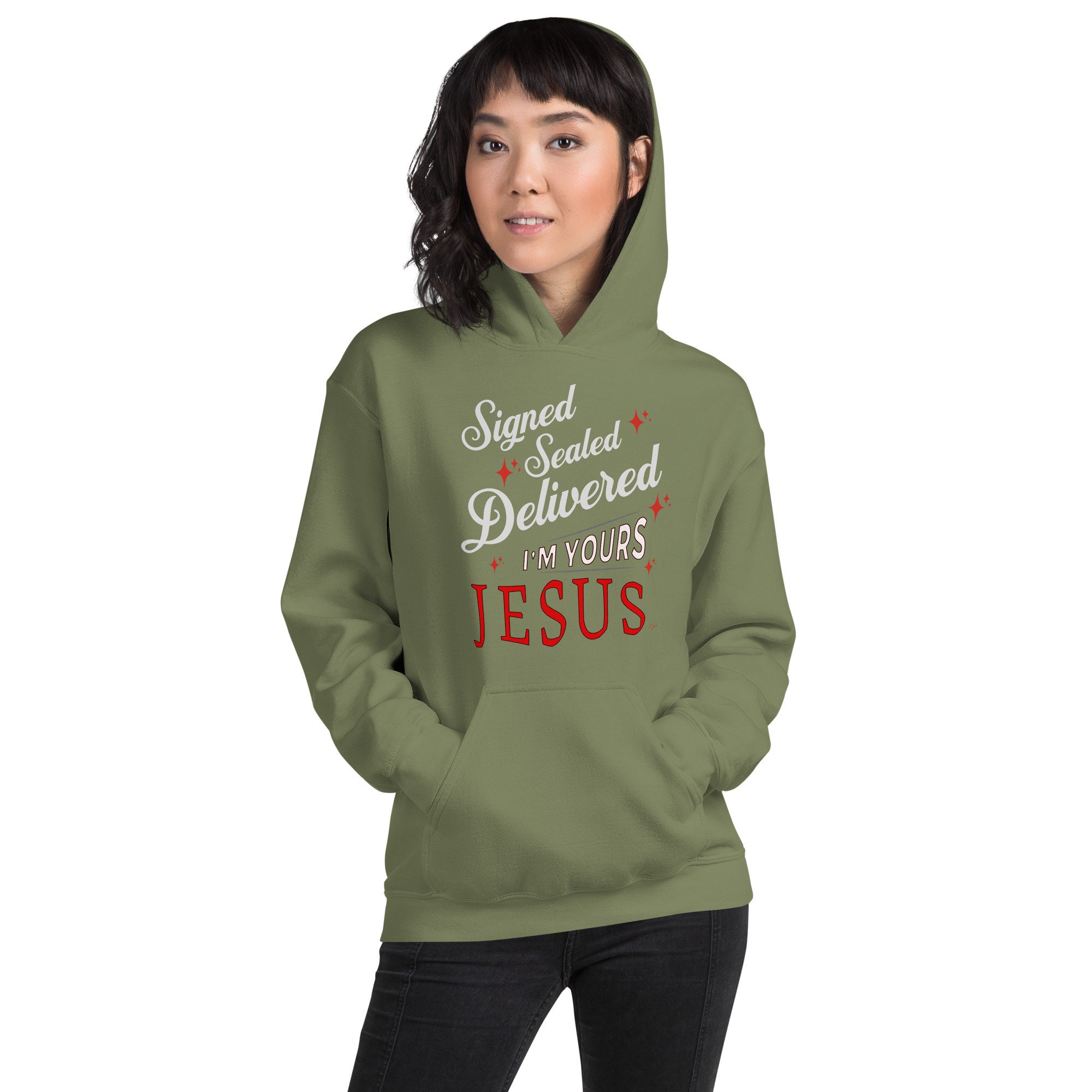 Jesus Hoodie Black Christian Hoodie for Men and Woman Jesus Christ