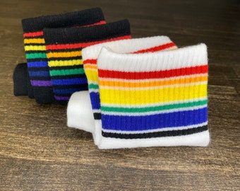 Rainbow ankle socks