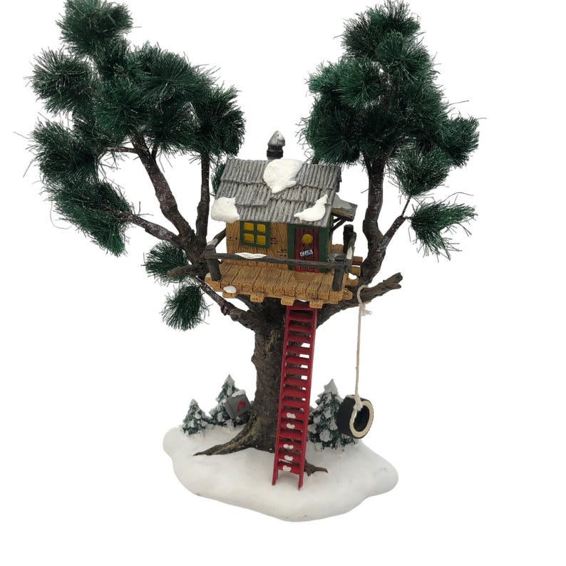Dept 56 Original Snow Village TREETOP TREE HOUSE Christmas Village
