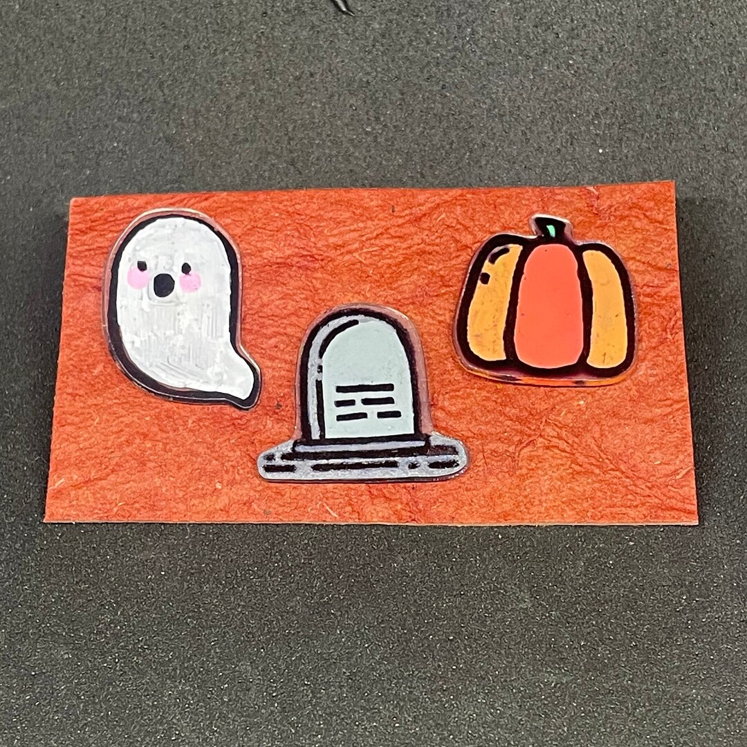 Shrinky Dink Cute Halloween Pins - Etsy