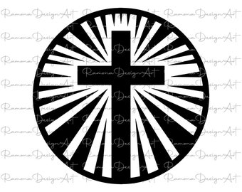 Shining Cross SVG, Jesus Svg, Cross Vector, Christian Cross Vector, Church Svg, Christ Cross, Cross svg, Cut File, svg, png