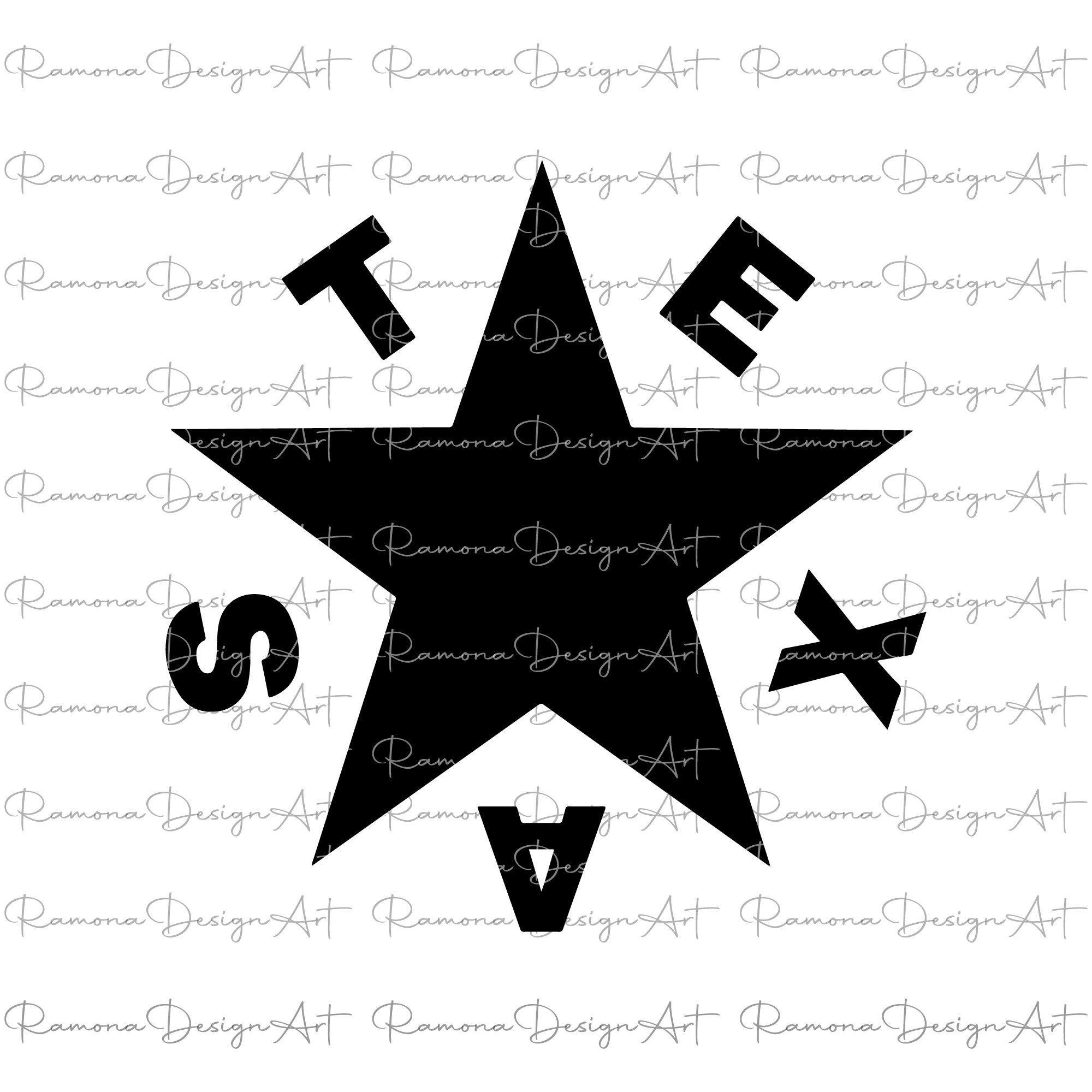 Texas Star SVG PNG JPG Digital Cut Files Instant Download Etsy Australia