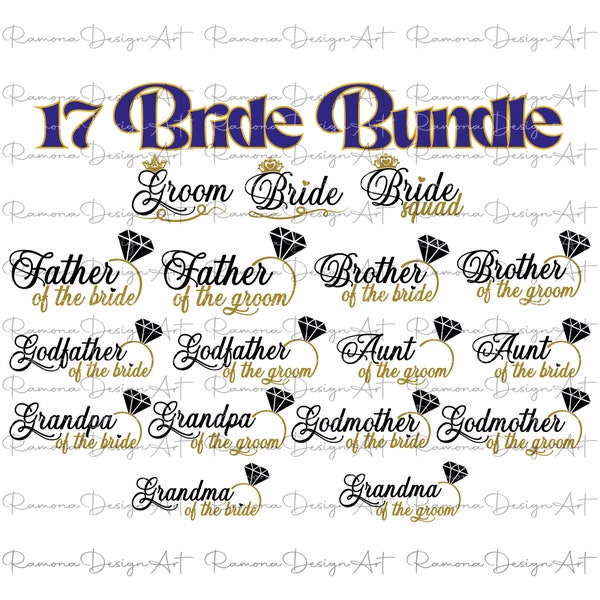 Bundle SVG mariage - mariée svg, svg marié, svg mariage, signes de mariage, mariage Svg, cadre floral SVG, svg bienvenue dans notre mariage