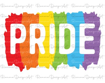 Pride Cutout SVG | Rainbow Pride Parade Design (Digital Files)